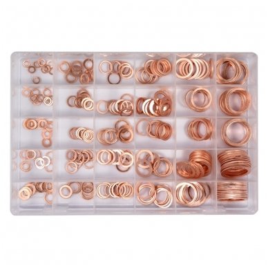 Copper washer set 300pcs.