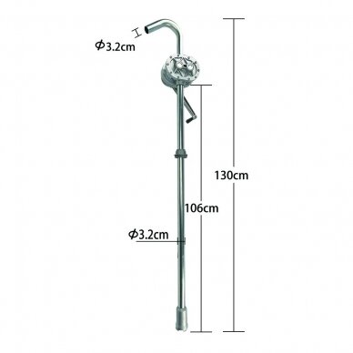 Hand oil pump rotary type 1L/per lag 3