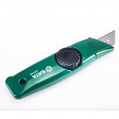 Zinc alloy utility knife 19mm with 5 spare blades 1