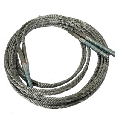 Steel rope (2pcs) for PL-4.0-2B. Spare part