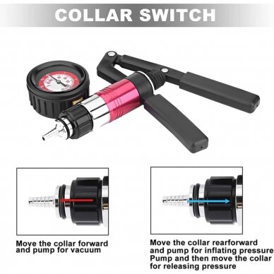 Vacuum & pressure test and brake bleeding kit 1