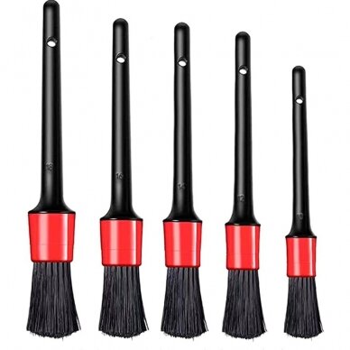 Car detailing brush set 5pcs