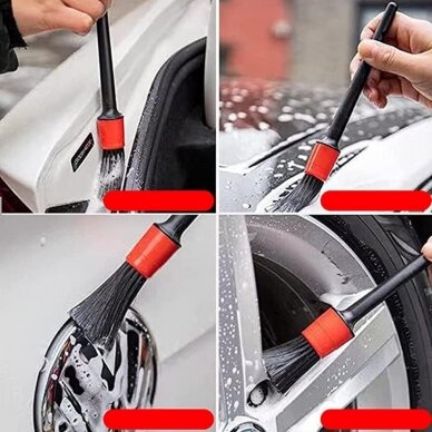 Car detailing brush set 5pcs 6