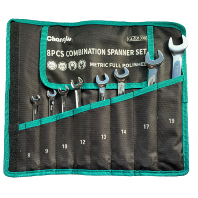 Combination wrench set 8pcs (8-19mm)