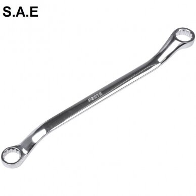 Deep offset double box end wrench (S.A.E.)