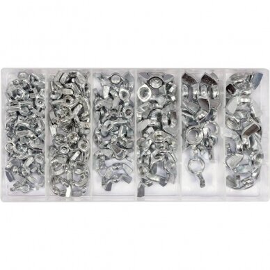 Wing nuts set 150pcs M4 - M10